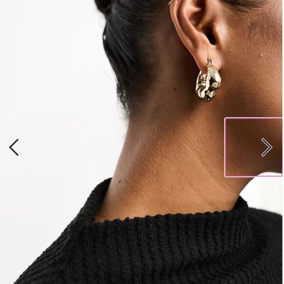 Pieces Petite exclusive high neck knit maxi dress in black (BRAND NEW!) Size MP - Picture 4 of 8